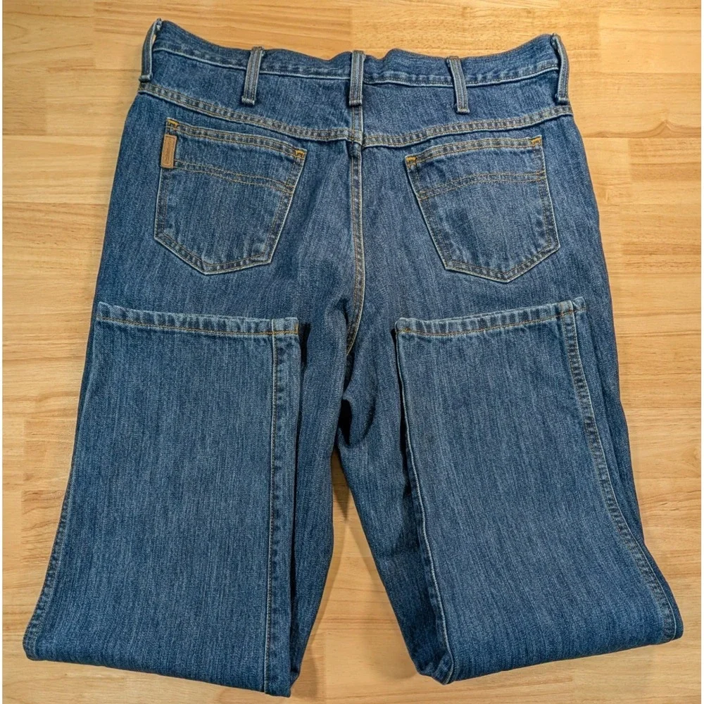 Cinch Mens Blue Denim Relaxed Fit Straight‎ Leg Jeans 34x30 MB90530 002 Medium